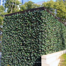 12 peças de 50 x 50 cm ao ar livre revestido de pvc anti-uv artificial planta viva parede para cobertura inestética